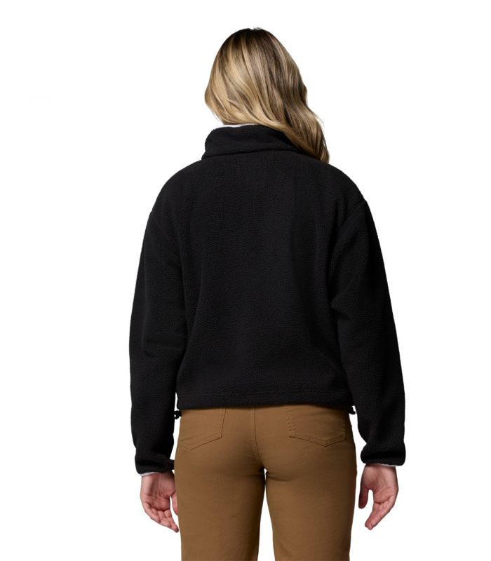 Compra online Forro polar Columbia Helvetia II Cropped Mujer Black en oferta al mejor precio