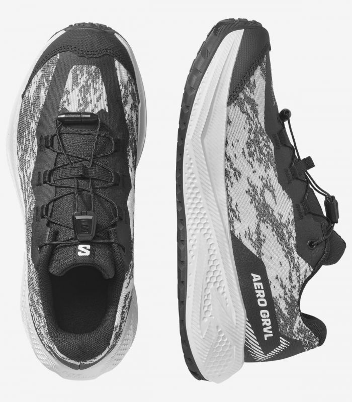 Compra online Zapatillas Salomon Aero GRVL J Niños White Black en oferta al mejor precio