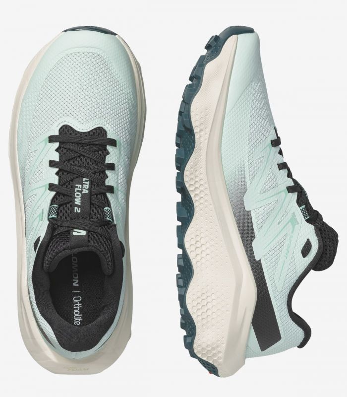 Compra online Zapatillas Salomon Ultra Flow 2 Mujer Aqua Vanilla en oferta al mejor precio