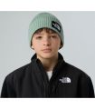 Compra online Gorro con borde y logotipo de The North Face encuadrado Niños Slate Moss en oferta al mejor precio
