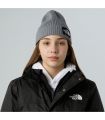 Compra online Gorro con borde y logotipo de The North Face encuadrado Niños TNF Medium Grey en oferta al mejor precio
