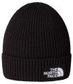 Compra online Gorro con borde y logotipo de The North Face encuadrado Niños TNF Black en oferta al mejor precio