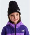 Compra online Gorro con borde y logotipo de The North Face encuadrado Niños TNF Black en oferta al mejor precio