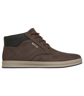 Botines Skechers Waterproof: Palmiro - Wallace Hombre Chocolate