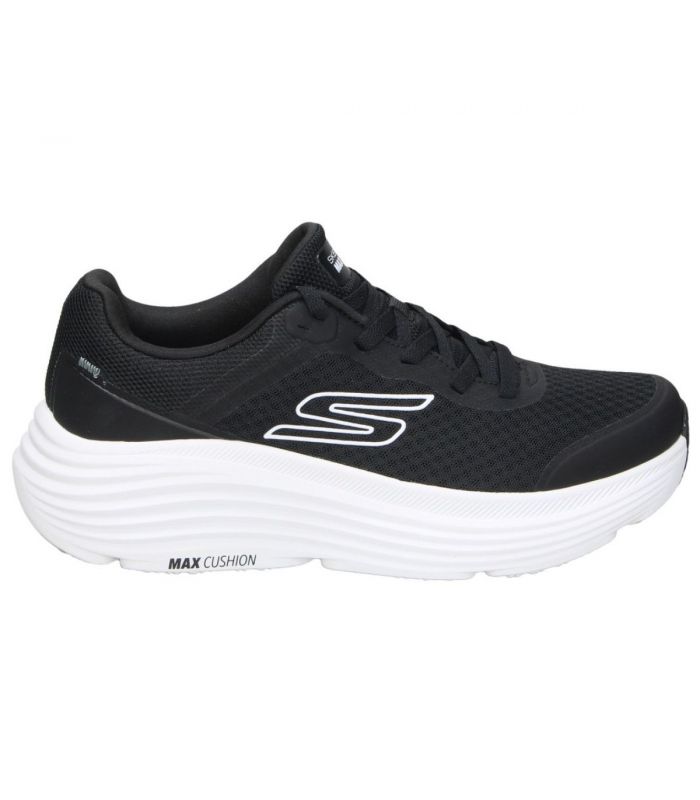 Compra online Zapatillas Skechers Max Cushioning Endeavour Hombre Negro Blanco en oferta al mejor precio