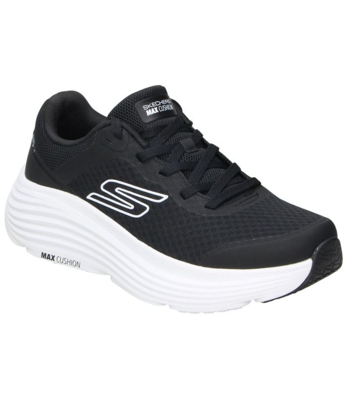 Compra online Zapatillas Skechers Max Cushioning Endeavour Hombre Negro Blanco en oferta al mejor precio
