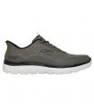 Compra online Zapatillas Skechers Slip-ins: Summits - Leyter Hombre Oliva Negro en oferta al mejor precio