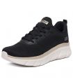 Compra online Zapatillas Skechers BOBS Sport B Flex Hi Flying HI Mujer Negro Blanco en oferta al mejor precio
