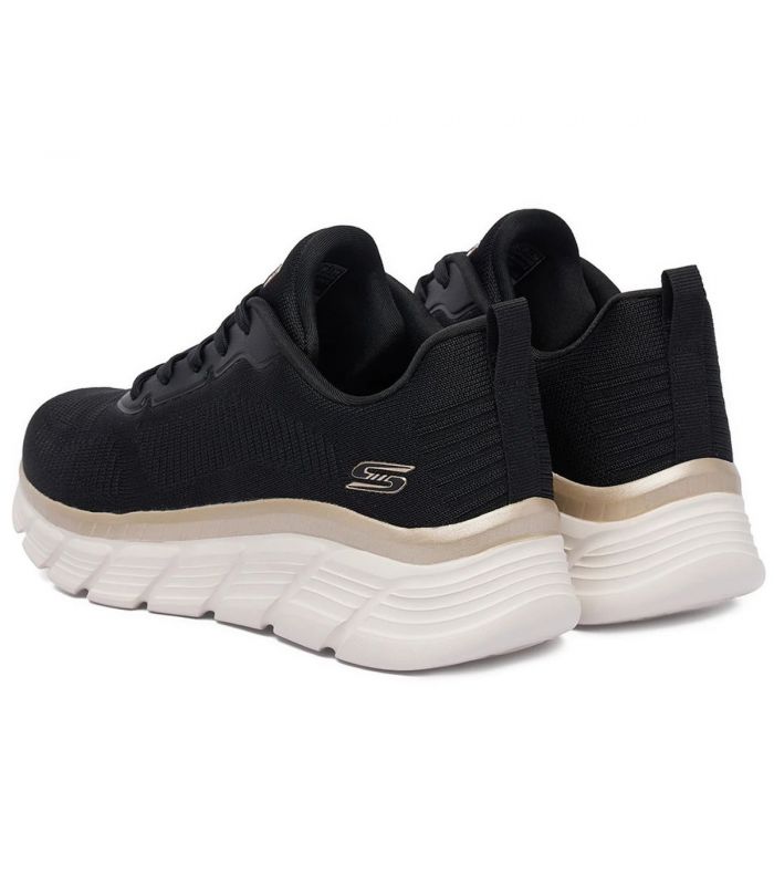 Compra online Zapatillas Skechers BOBS Sport B Flex Hi Flying HI Mujer Negro Blanco en oferta al mejor precio