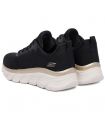 Compra online Zapatillas Skechers BOBS Sport B Flex Hi Flying HI Mujer Negro Blanco en oferta al mejor precio