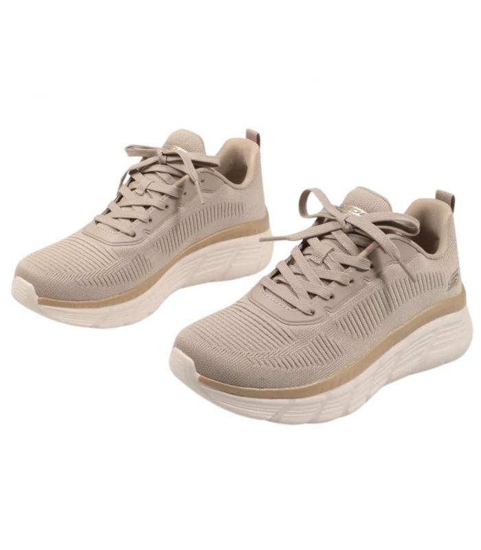 Compra online Zapatillas Skechers BOBS Sport B Flex Hi Flying HI Mujer Taupe en oferta al mejor precio