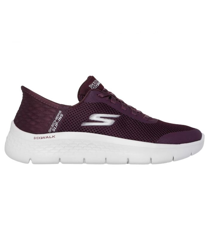 Compra online Zapatillas Skechers Go Walk Flex Mujer Borgoña en oferta al mejor precio