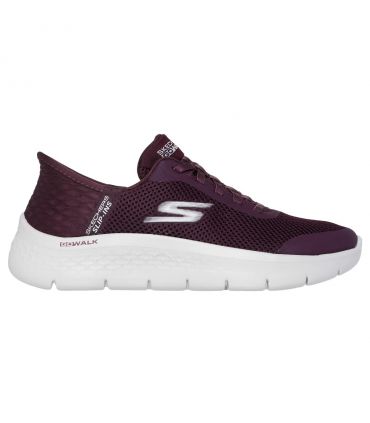 Zapatillas Skechers Go Walk Flex Mujer Borgoña