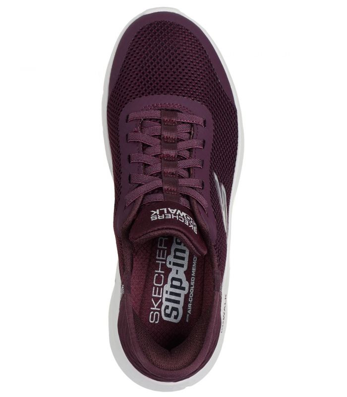 Compra online Zapatillas Skechers Go Walk Flex Mujer Borgoña en oferta al mejor precio