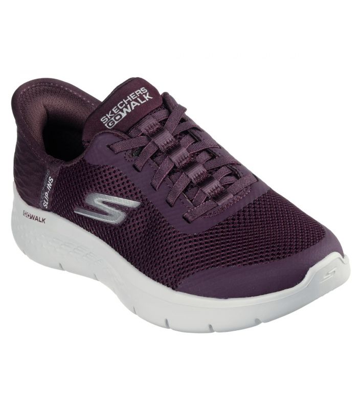 Compra online Zapatillas Skechers Go Walk Flex Mujer Borgoña en oferta al mejor precio