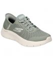Compra online Zapatillas Skechers Go Walk Flex Mujer Oliva en oferta al mejor precio