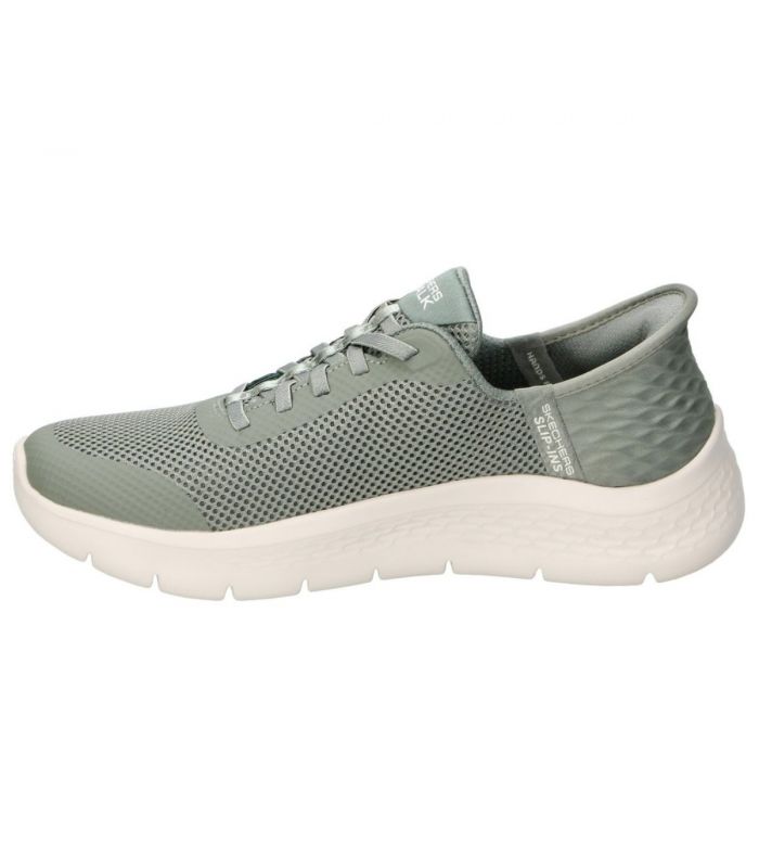 Compra online Zapatillas Skechers Go Walk Flex Mujer Oliva en oferta al mejor precio