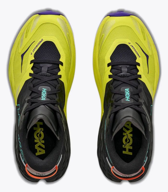 Compra online Zapatillas Hoka Speedgoat 7 Hombre Black Citrus en oferta al mejor precio