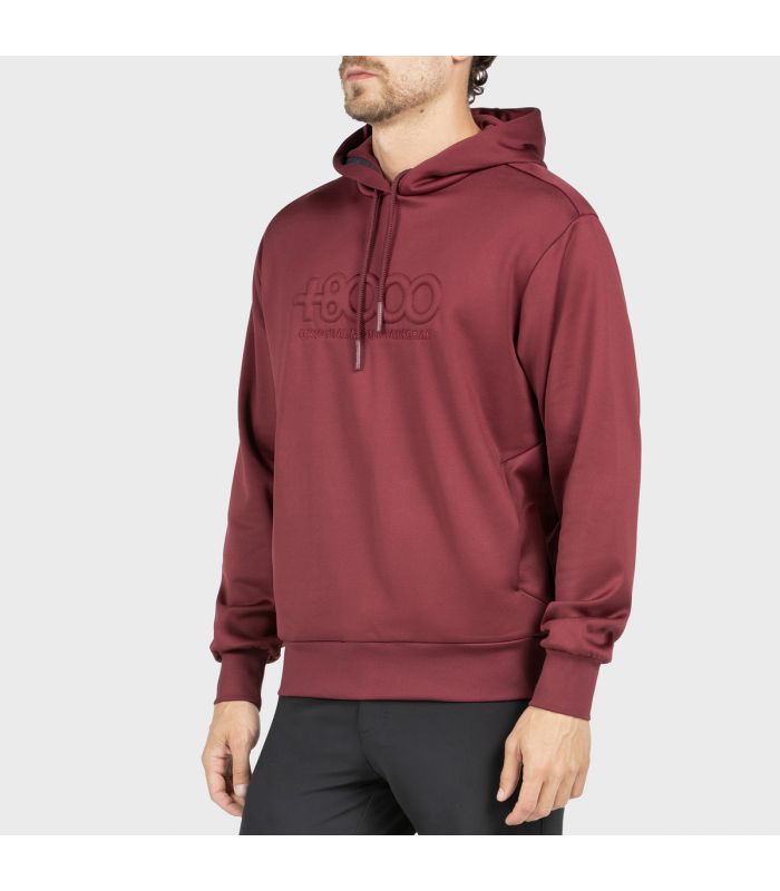 Compra online Sudadera +8000 Absol 028 Hombre Granate en oferta al mejor precio