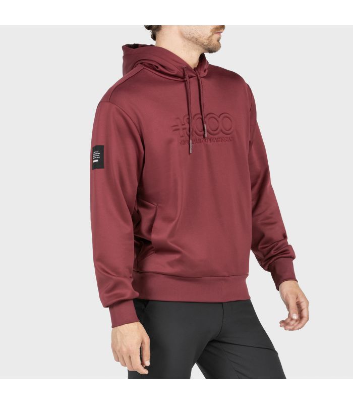 Compra online Sudadera +8000 Absol 028 Hombre Granate en oferta al mejor precio