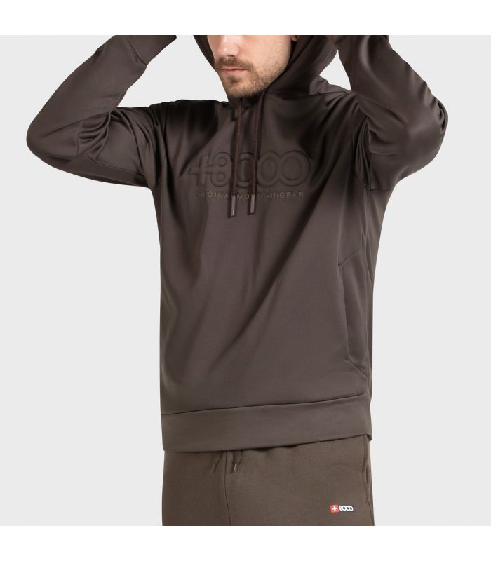 Compra online Sudadera +8000 Absol 622 Hombre Tabaco en oferta al mejor precio