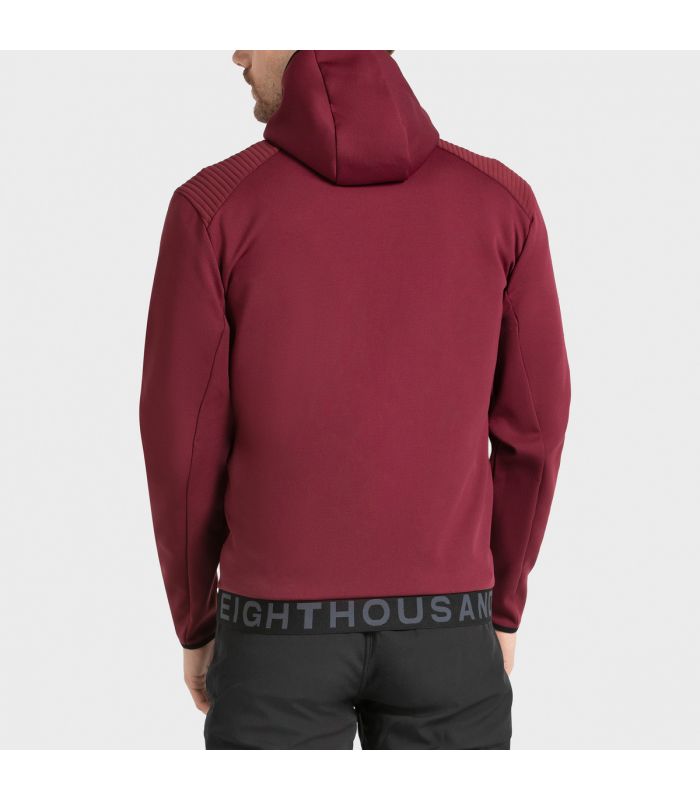 Compra online Sudadera +8000 Asved 028 Hombre Granate en oferta al mejor precio