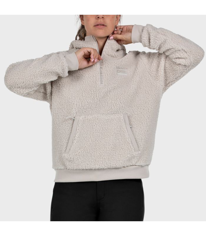 Compra online Sudadera +8000 Bernesa 077 Mujer Crudo en oferta al mejor precio