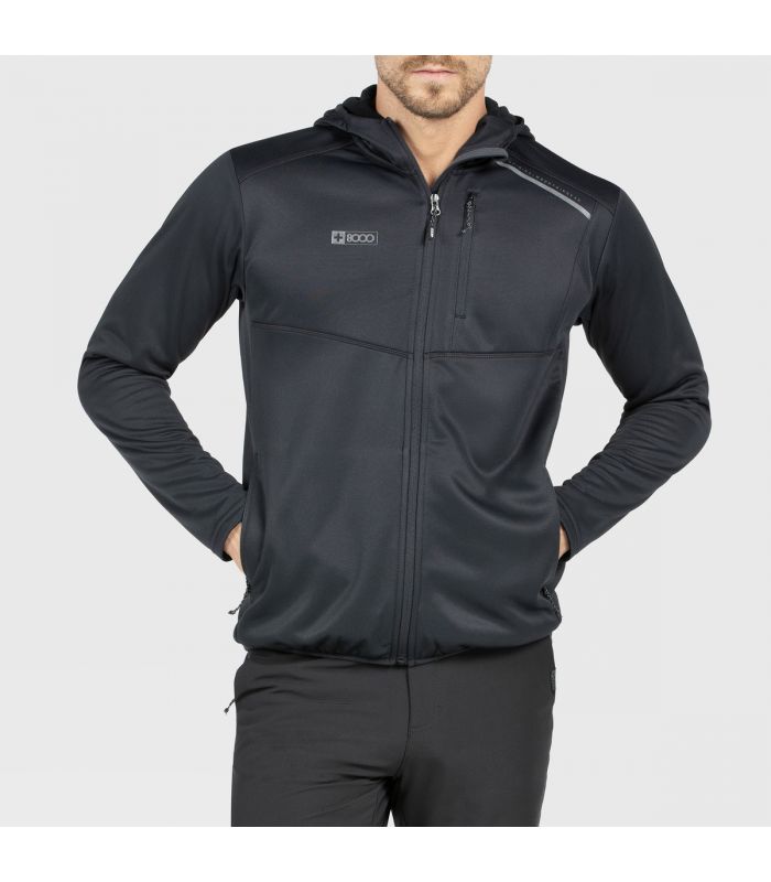 Compra online Chaqueta +8000 Miravete 005 Hombre Negro en oferta al mejor precio