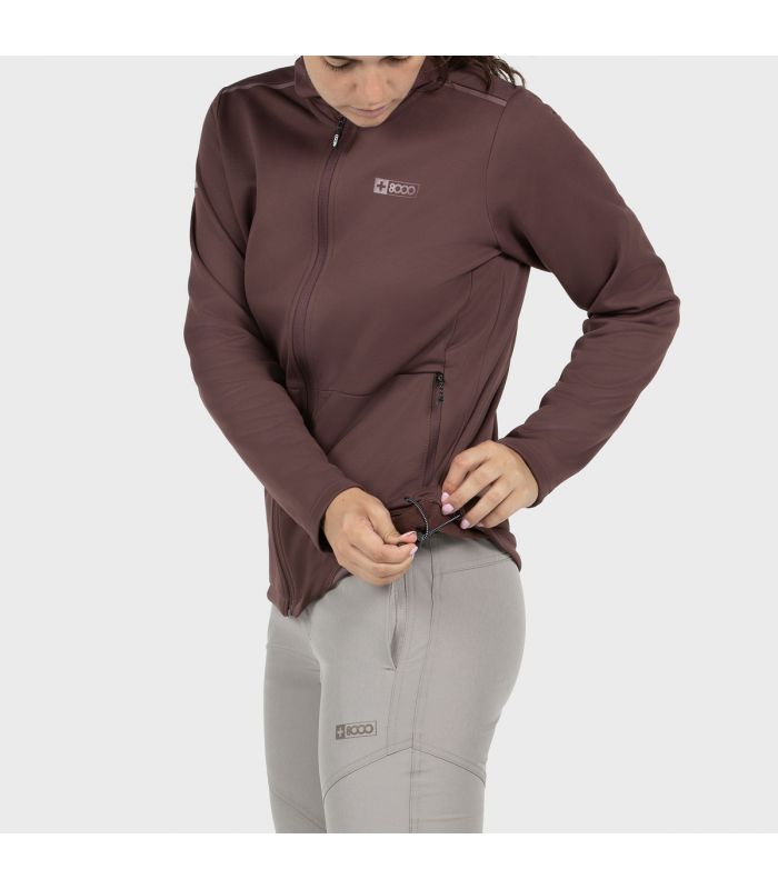 Compra online Sudadera +8000 Mirzam 620 Mujer Chocolate en oferta al mejor precio