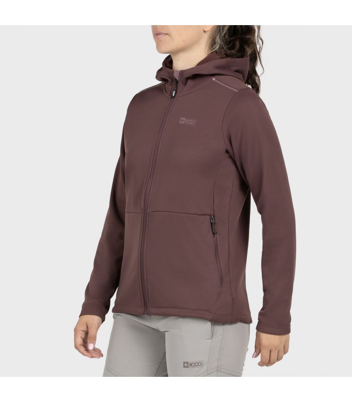 Compra online Sudadera +8000 Mirzam 620 Mujer Chocolate en oferta al mejor precio