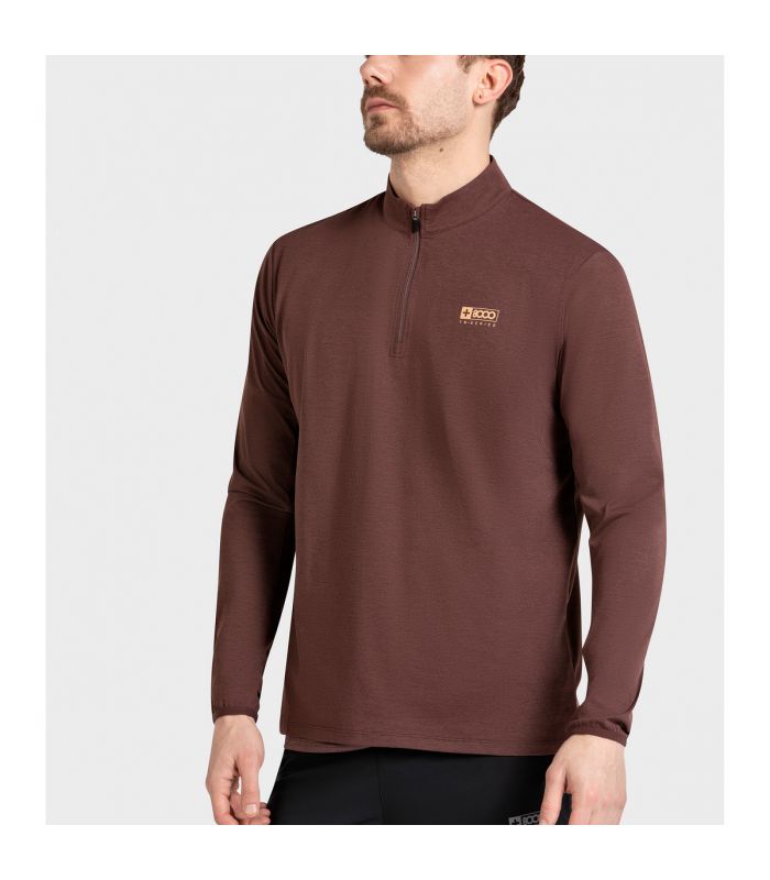Compra online Camiseta +8000 Sandre 620 Hombre Chocolate en oferta al mejor precio