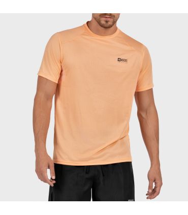Camiseta +8000 Ser 045 Hombre Naranja Pastel