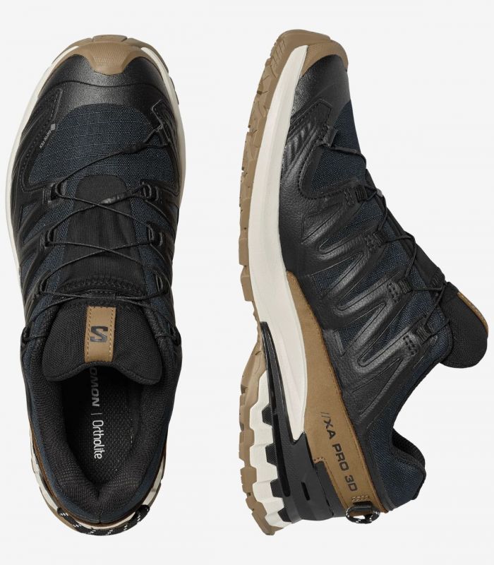 Compra online Zaptillas Salomon Xa Pro 3D V9 Gtx Lifelong Hombre Black Coyote Brown en oferta al mejor precio