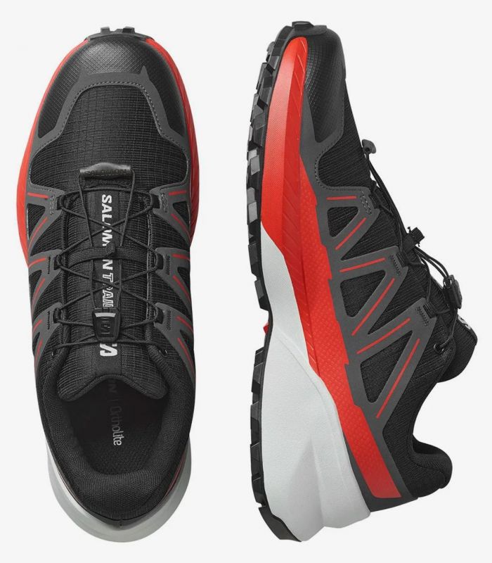 Compra online Zapatillas Salomon Speedcross Peak Hombre Black Red en oferta al mejor precio