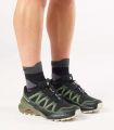 Compra online Zapatillas Salomon Speedcross Peak Hombre Black Forest en oferta al mejor precio