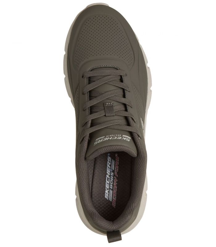 Compra online Zapatillas Skechers BOBS Sport B Flex - Arctic Edge Hombre Taupe Oscuro en oferta al mejor precio