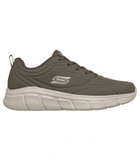 Zapatillas Skechers BOBS Sport B Flex - Arctic Edge Hombre Taupe Oscuro