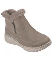 Compra online Botines Skechers Relaxed Fit: Wilshire Blvd - Fresh Zip Mujer Taupe en oferta al mejor precio