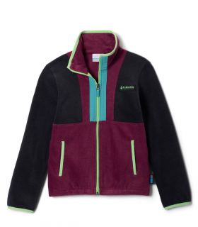 Forro Polar Columbia Back Bowl™ II FZ Niños Black Marionberry
