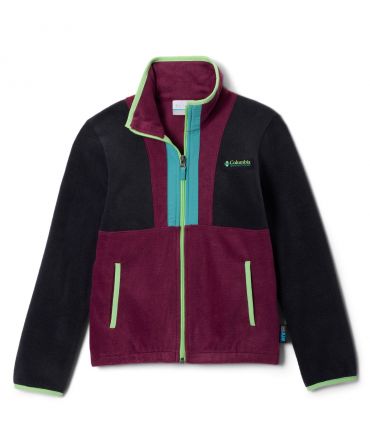 Forro Polar Columbia Back Bowl™ II FZ Niños Black Marionberry