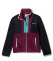 Compra online Forro Polar Columbia Back Bowl™ II FZ Niños Black Marionberry en oferta al mejor precio