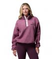 Compra online Forro polar Columbia Helvetia II Cropped Mujer Antique Mauve en oferta al mejor precio