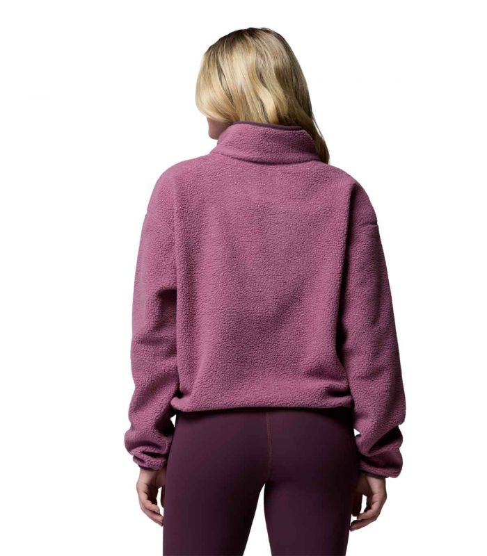 Compra online Forro polar Columbia Helvetia II Cropped Mujer Antique Mauve en oferta al mejor precio