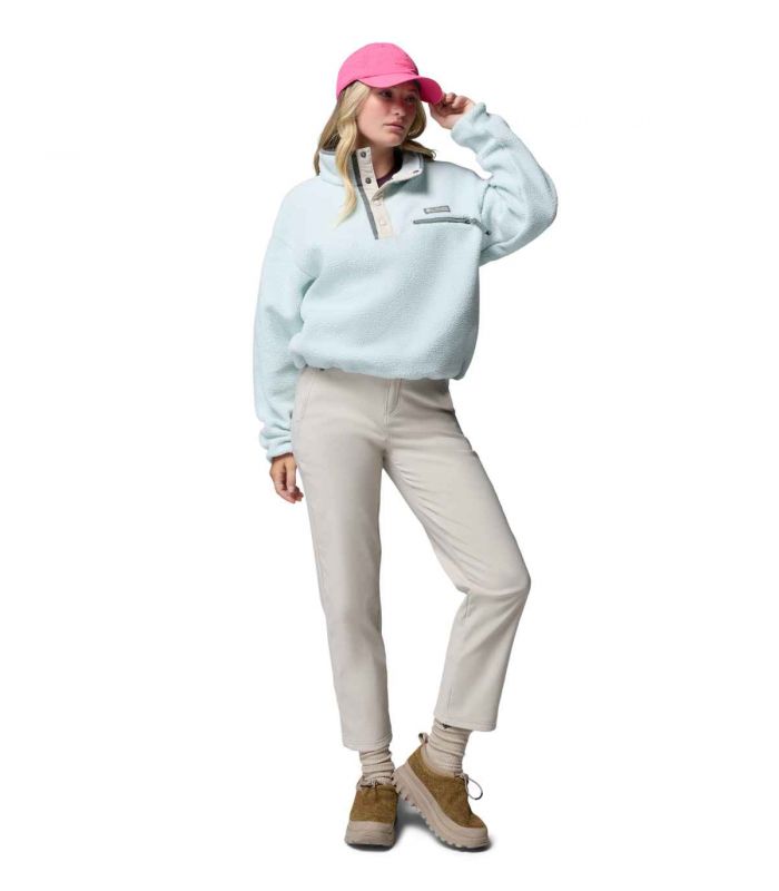 Compra online Forro polar Columbia Helvetia II Cropped Mujer Tea Light en oferta al mejor precio