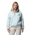 Compra online Forro polar Columbia Helvetia II Cropped Mujer Tea Light en oferta al mejor precio