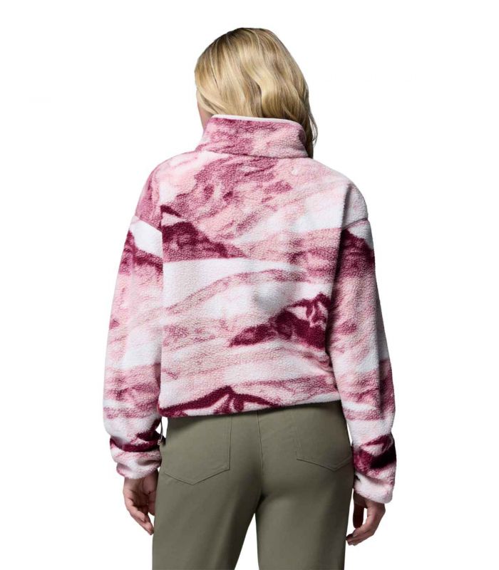 Compra online Forro polar Columbia Helvetia II Printed Mujer Antique Mauve en oferta al mejor precio
