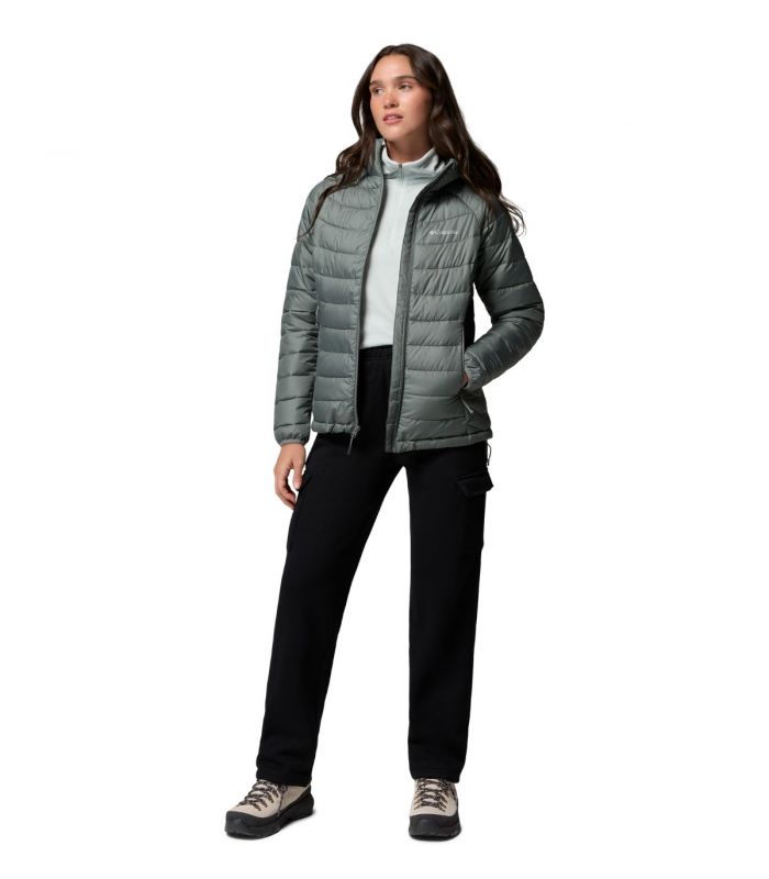 Compra online Chaqueta Columbia Powder Lite II Hooded Mujer Sedona Sage en oferta al mejor precio