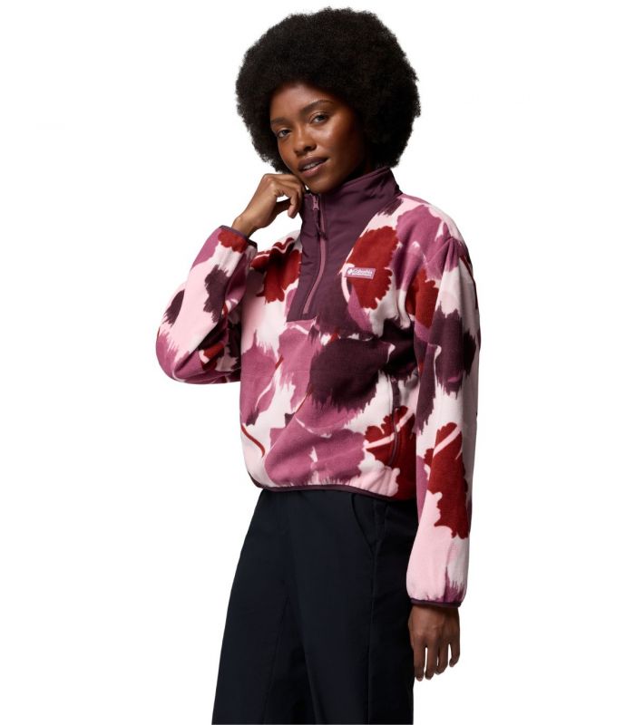 Compra online Forro Polar Columbia Sequoia Grove Printed II HZ Mujer Antique Mauve en oferta al mejor precio