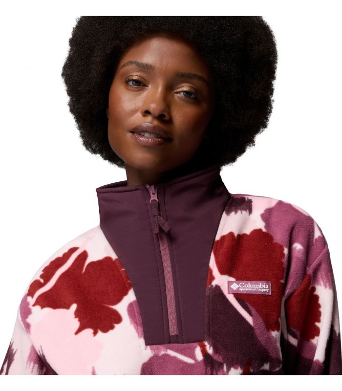 Compra online Forro Polar Columbia Sequoia Grove Printed II HZ Mujer Antique Mauve en oferta al mejor precio