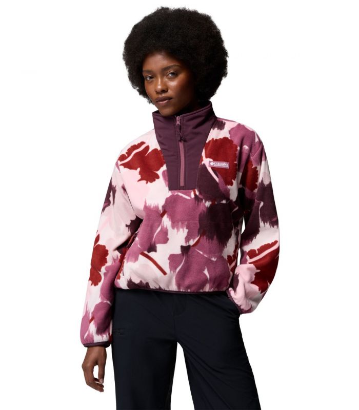 Compra online Forro Polar Columbia Sequoia Grove Printed II HZ Mujer Antique Mauve en oferta al mejor precio